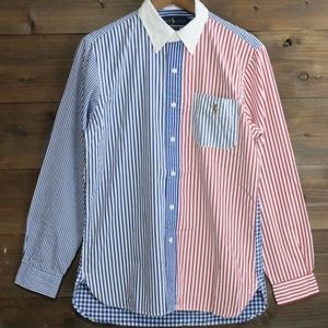 Ralph Lauren Polo Stripe Gingham Size M